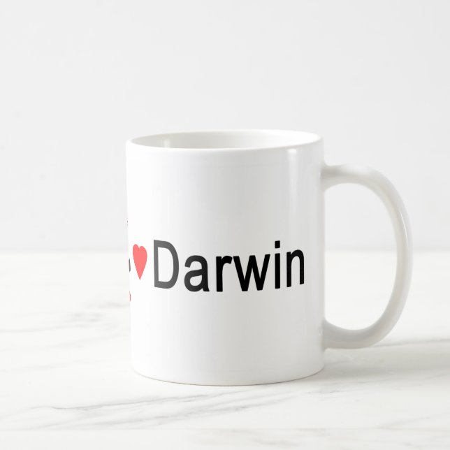 I heart Darwin Coffee Mug (Right)