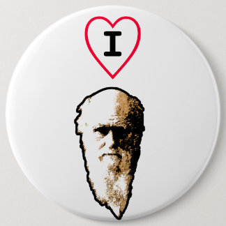 I Heart Darwin Pinback Button