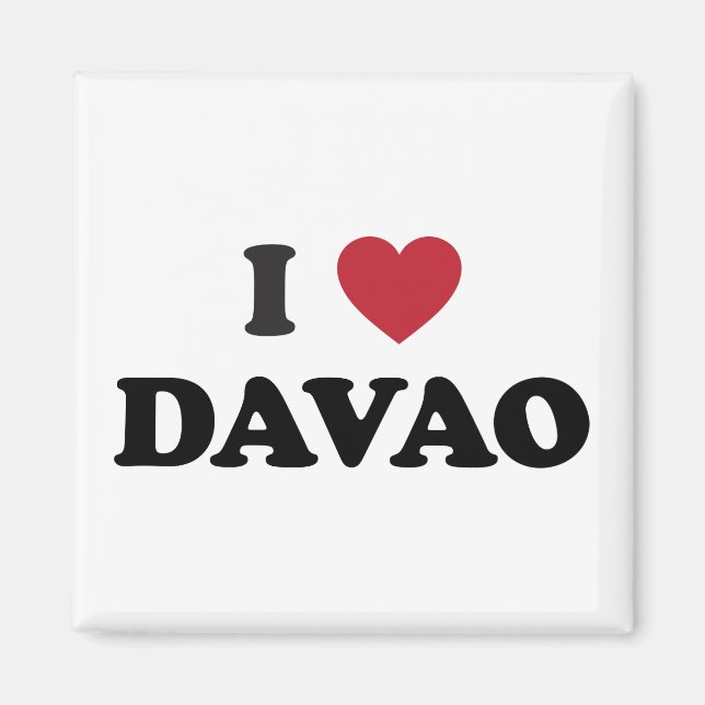 I Heart Davao City Magnet (Front)