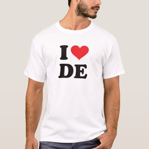 I Heart DE _ Delaware T_Shirt