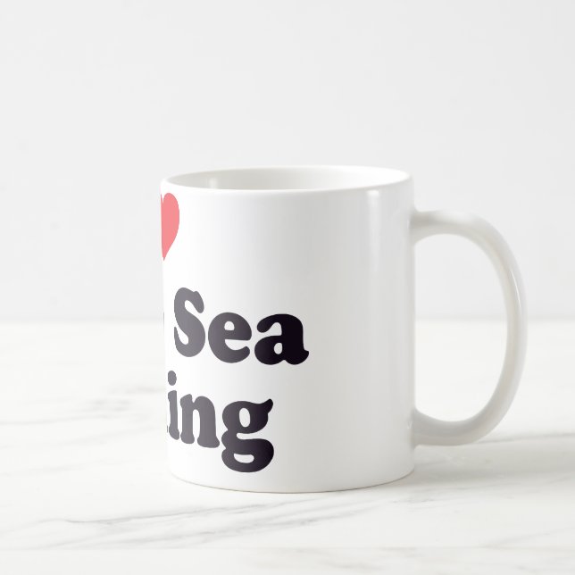 I Heart Deep Sea Fishing Coffee Mug (Right)