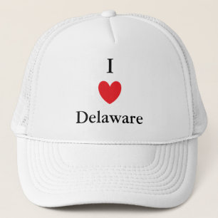 I Heart Delaware Trucker Hat