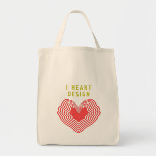 I heart Design Tote Bag