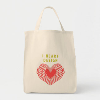 I heart Design Tote Bag