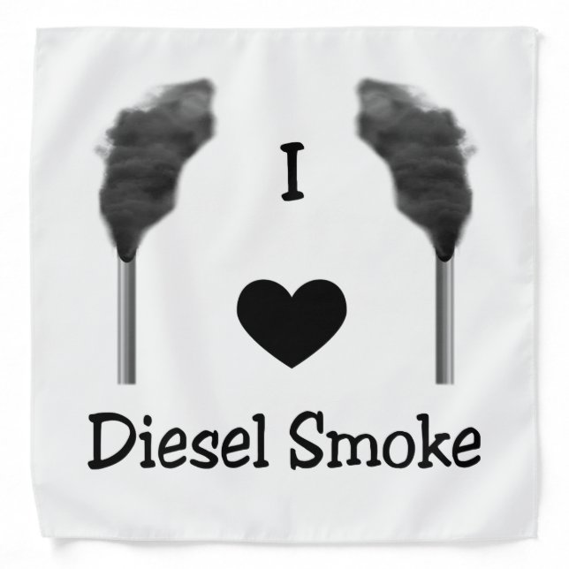 I Heart Diesel Smoke Bandana (Front)