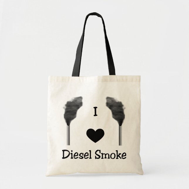 I Heart Diesel Smoke Tote Bag (Front)