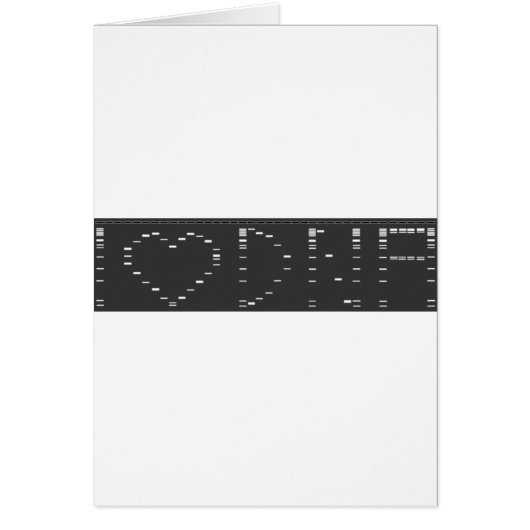 I heart DNA gel Cards (Front)