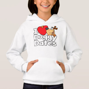I Heart Doggy Dates Hoodie