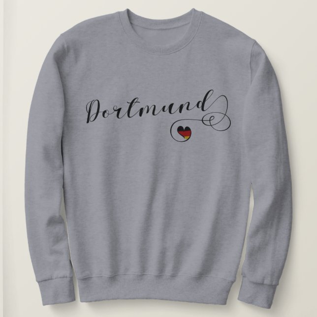 I Heart Dortmund, North Rhine-Westphalia Sweatshirt (Design Front)