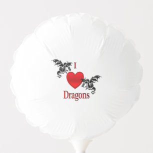 I Heart Dragons Balloon