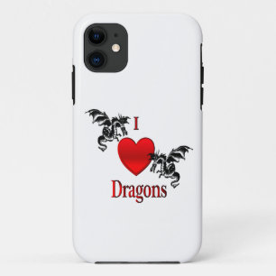 I Heart Dragons iPhone 11 Case