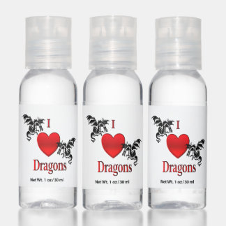 I Heart Dragons Hand Sanitizer