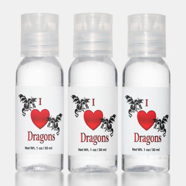 I Heart Dragons Hand Sanitizer (Set)