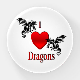 I Heart Dragons Personal Paperweight