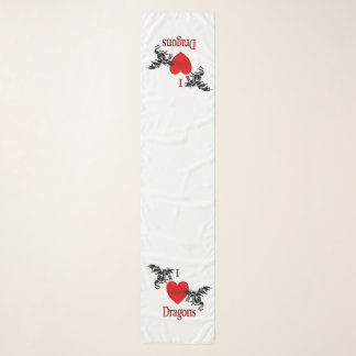 I Heart Dragons Scarf