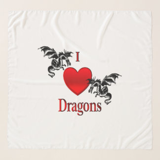 I Heart Dragons Scarf