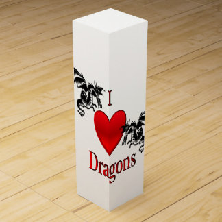 I Heart Dragons Wine Box