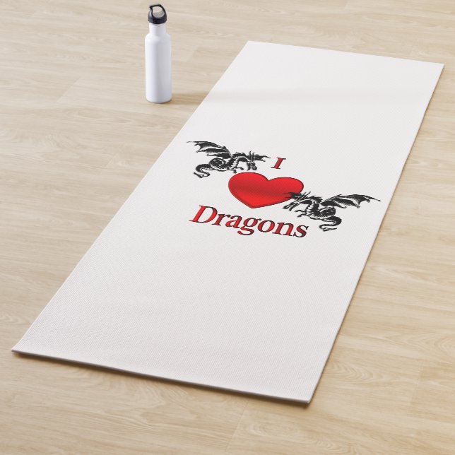 I Heart Dragons Yoga Mat (In Situ)