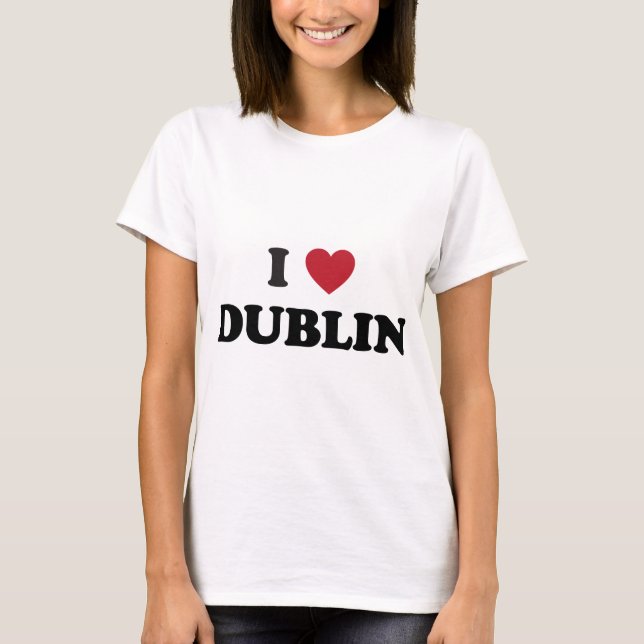I Heart Dublin Ireland T-Shirt (Front)