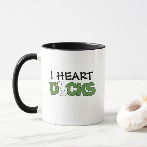 I Heart Ducks Mug