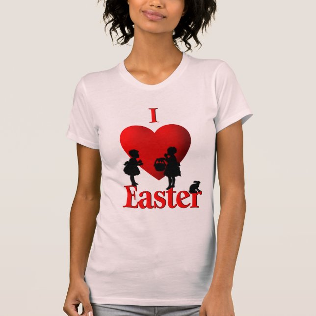 I Heart Easter  T Shirts (Front)