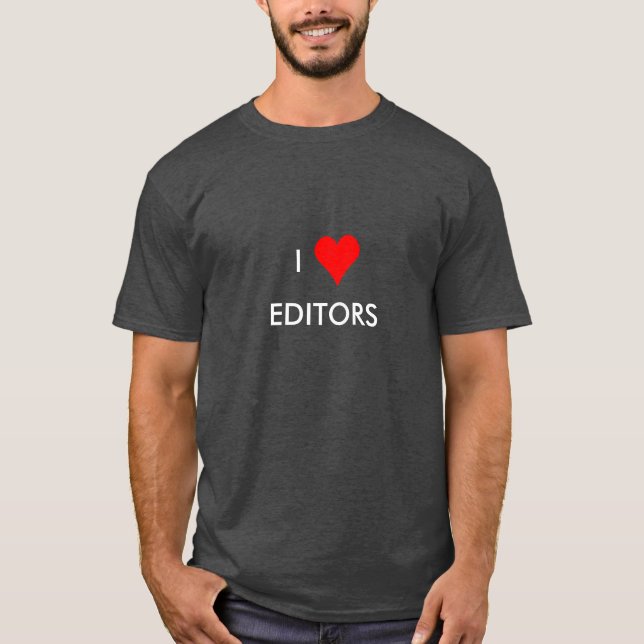 i heart editors T-Shirt (Front)