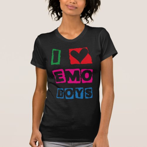 I Heart Emo Boys _ EmotiTee T_Shirt