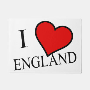I Heart England bk dmcnt Doormat