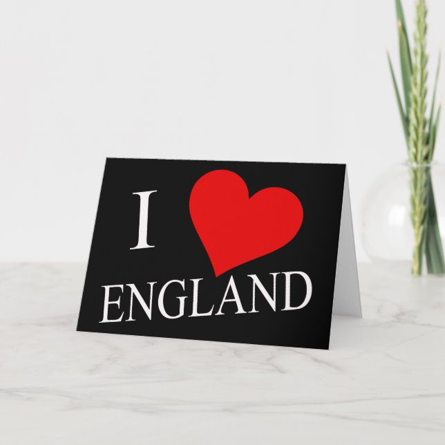 I Heart England wt gct Card (Front)