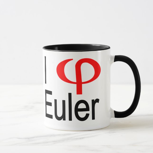i heart Euler Mug (Right)