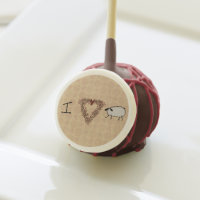 I Heart Ewe Cake Pops