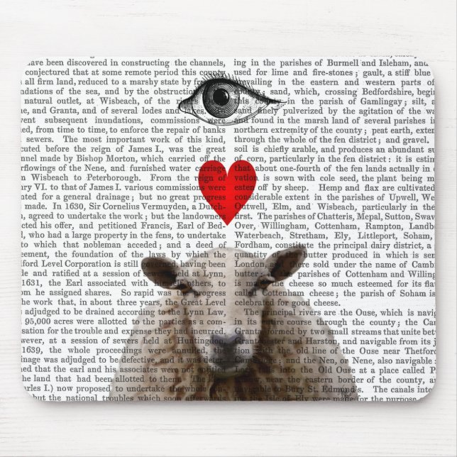 I Heart Ewe Mouse Pad (Front)