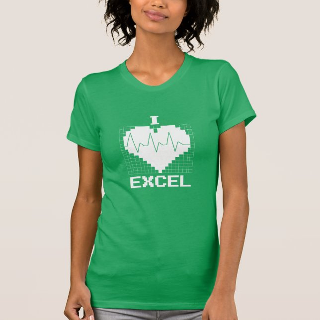 I Heart Excel T-Shirt (Front)