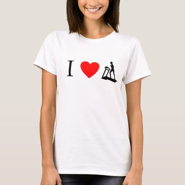 I heart exercise T-Shirt (Front)