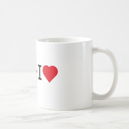I Heart F mug