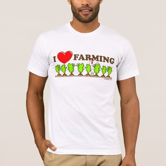 I Heart Farming T-Shirt (Front)