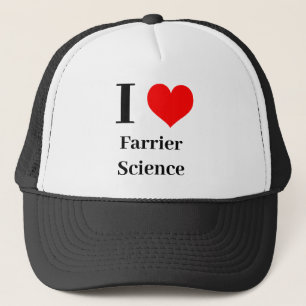I heart Farrier Science Trucker Hat