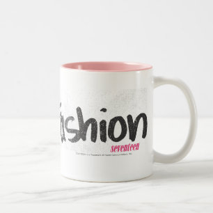 I Heart Fashion Aqua Two-Tone Coffee Mug