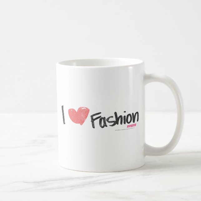 I Heart Fashion Purple Coffee Mug (Right)