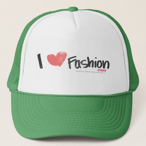 I Heart Fashion Purple Trucker Hat