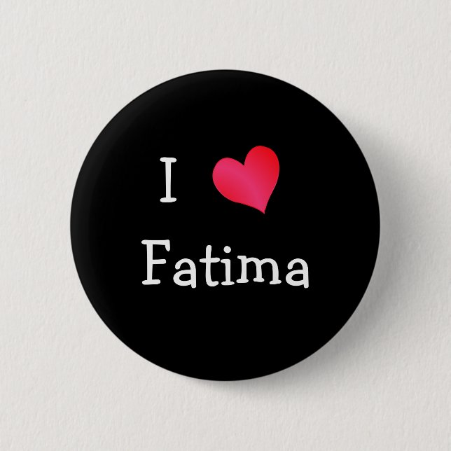 I Heart Fatima Button (Front)
