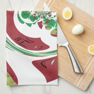 I Heart Flag - Love Ethiopia | Red Golden Green Ki Towel
