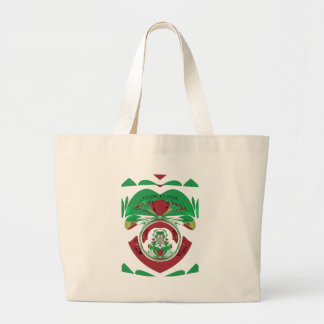 I Heart Flag - Love Ethiopia | Red Golden Green Large Tote Bag