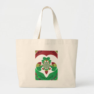 I Heart Flag - Love Ethiopia | Red Golden Green Large Tote Bag