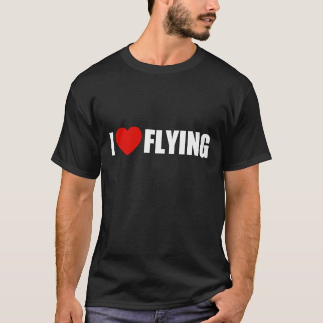I heart flying T-Shirt (Front)