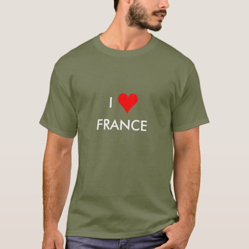 i heart france T_Shirt