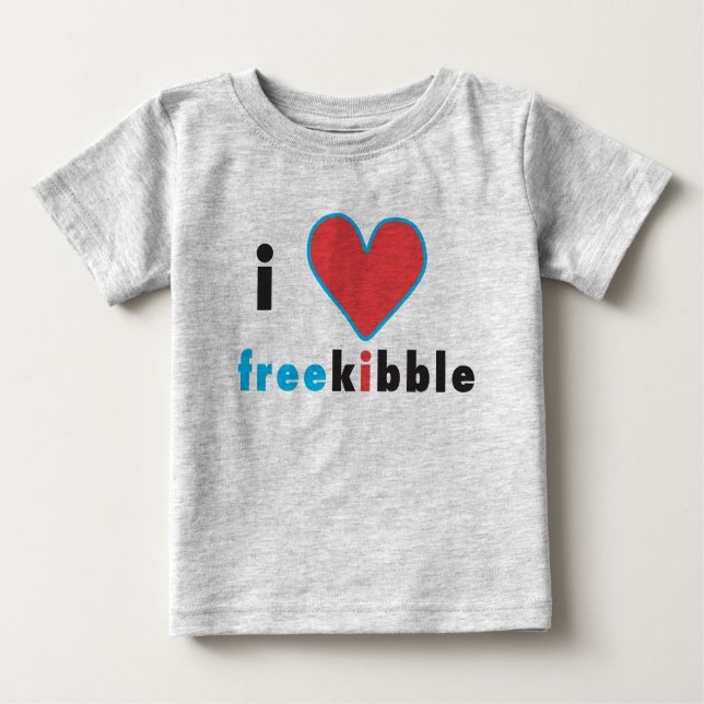 "i Heart freekibble" Tee (Front)