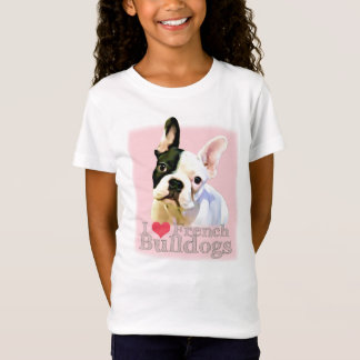 I Heart French Bulldogs T-Shirt