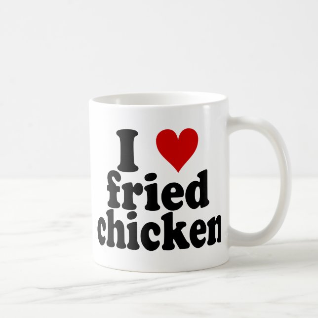 I Heart Fried Chicken Coffee Mug (Right)