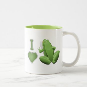 I Heart Frogs Mug by designerdave at Zazzle